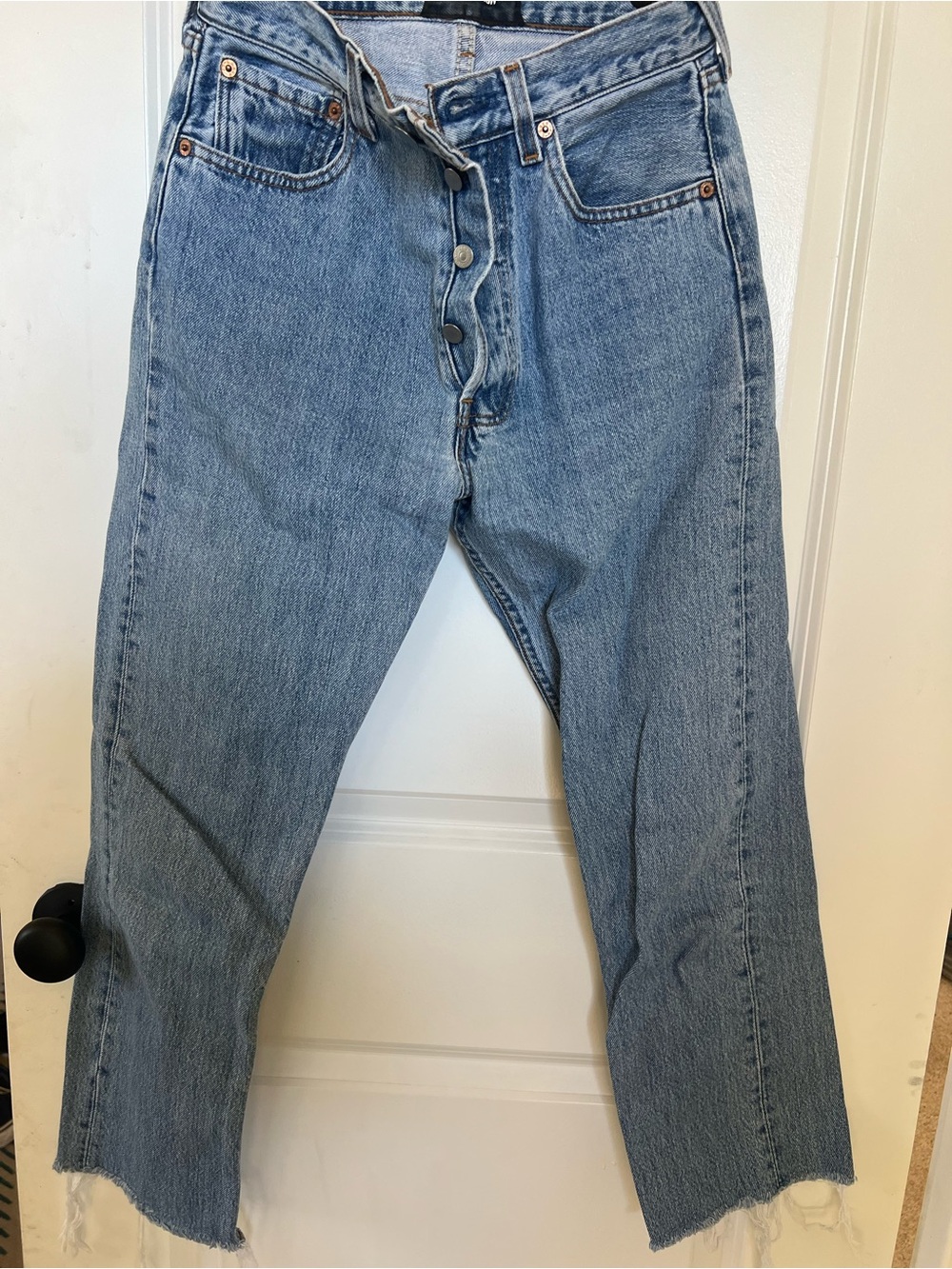 Reformation women’s Light Blue Relaxed Denim Jeans